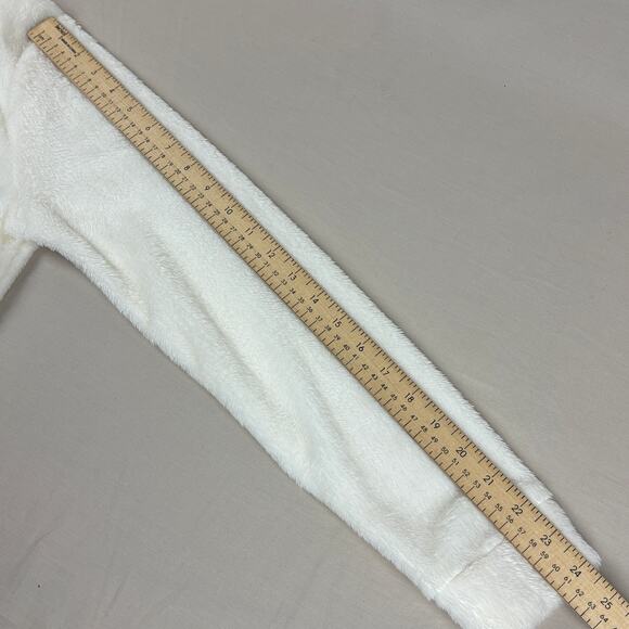 Talbots Size Small Funnel Neck Pullover Sweater Ivory Off-White Cozy Soft Plush - Picture 10 of 11